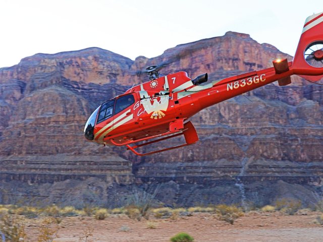 West Rim Flagship: Landing, Pontoon Boat, Rim Shuttle and Skywalk in Grand Canyon air tours